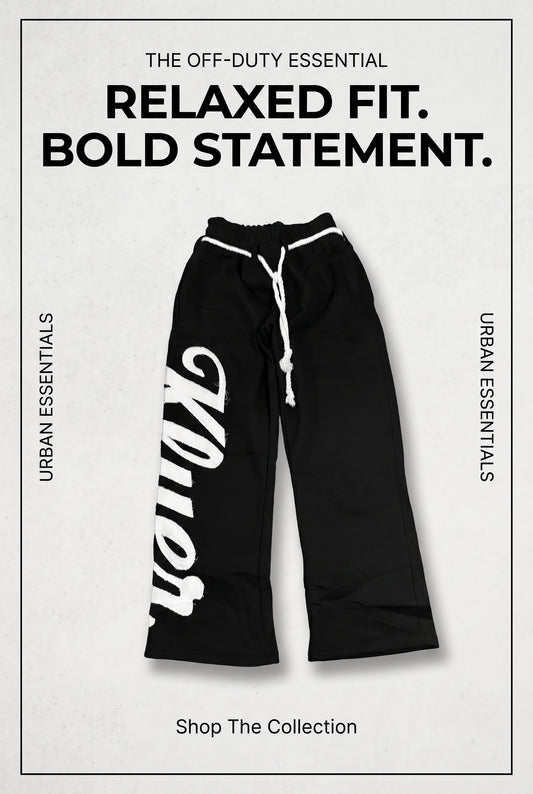 Distressed sweatpants
